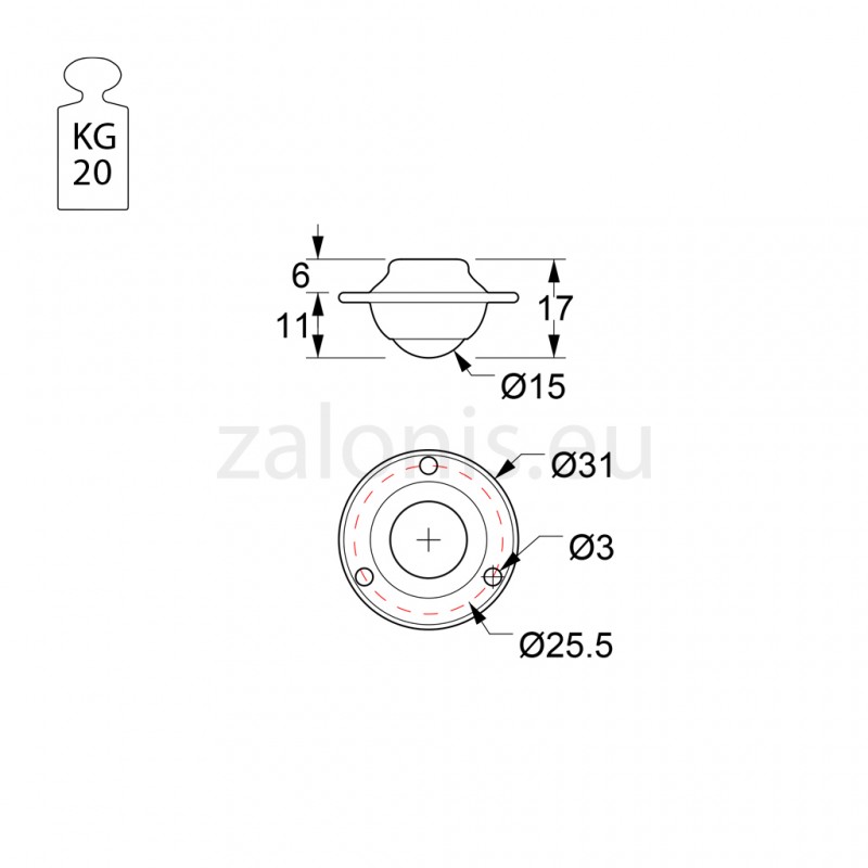 ΕΝΣΦΑΙΡΗ ΜΟΝΑΔΑ ΚΥΛΙΣΗΣ Φ.31 / 20KG ΕΝΣΦΑΙΡΕΣ ΜΟΝΑΔΕΣ ΚΥΛΙΣΗΣ / 15-30 Kg